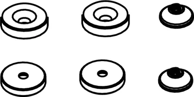 Produktbild von AMEWI 021-17223053 - Karosserie Magnete - schwarz