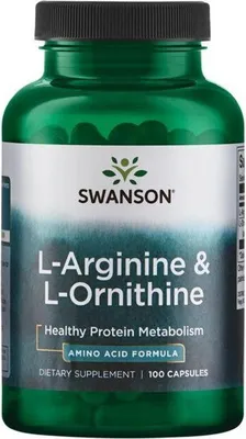 Produktbild von L-Arginin & L-Ornithin 100 Kapseln Swanson Health Products