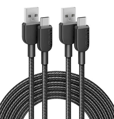 Produktbild von Anker USB auf USB C Kabel Nylon geflochten [2 Stück 3m]