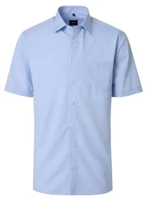 Produktbild von VENTI Herren Businesshemd Kurzarm Kent Comfort-Fit Hellblau 39