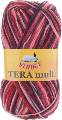 Produktbild von 100g Strickgarn Häkelgarn TERA MULTI, Farbwahl - mehrfarbig bunt Farbverlauf