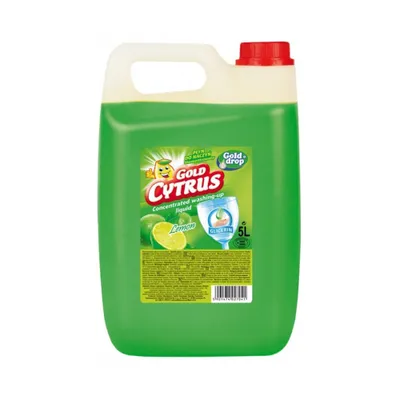 Obrázok produktu pre Gold Lemon citrusový prostriedok na umývanie riadu, 5 litrov