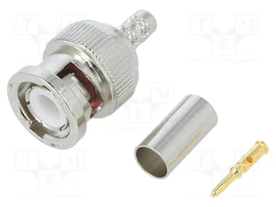 Obrázok produktu pre 1x Konektor rovný 112514, samica, 50Ω, BNC, pripojovací konektor