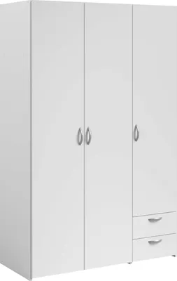 Produktbild von Parisot Daily 2 Kleiderschrank – 3-türig in Weiß, 120x185x51