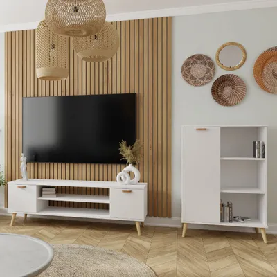 Produktbild von Bücherregal Fondi für das Wohnzimmer - Elegant und Vielseitig