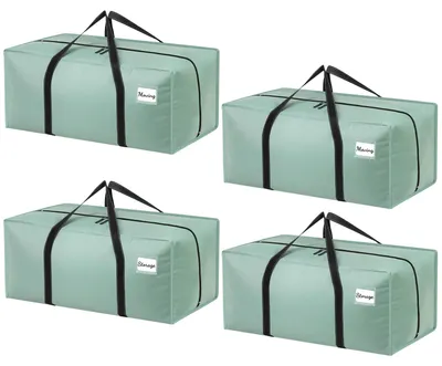 Image de 4 sacs de rangement de 120 litres, étanches et pliables