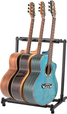 Produktbild von Famanu Gitarrenständer faltbar - Universell für elektrische und akustische Gitarren