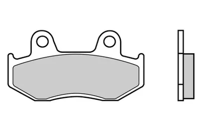 Image de BREMBO XS 07038XS Paire de plaquettes de frein arrière frittées