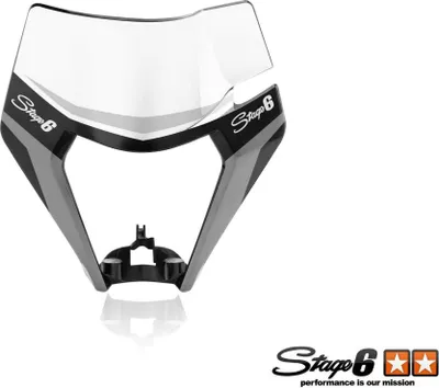 Produktbild von Stage6 Schwarze Scheinwerfermaske Grafiken für KTM EXC