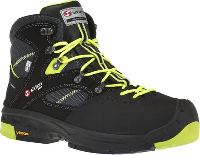 Produktbild von Sixton Peak Arbeitsschuhe Ortisei S3 Schwarz/Gelb Größe 43