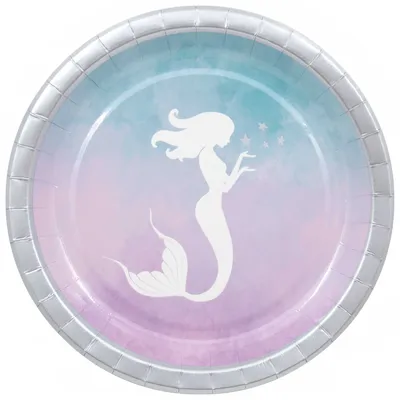 Image de 8 assiettes Sirène