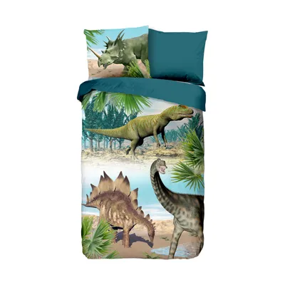 Produktbild von Muller Textiel Dino Bettbezug Multi 140 x 200 / 220 cm