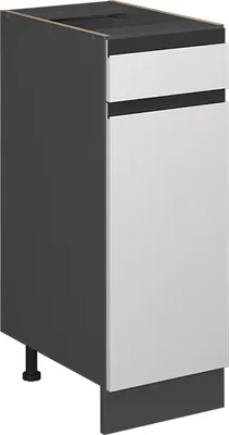 Produktbild von Küchenunterschrank Vicco R-Line Weiß 30 cm J-Shape, ohne Arbeitsplatte, Model 39760