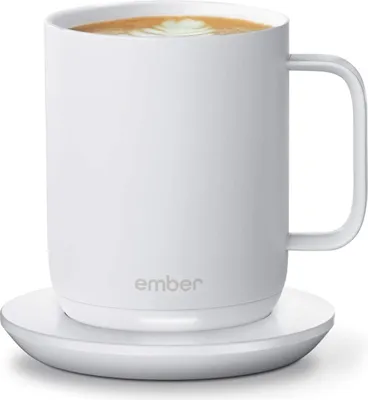 Produktbild von Ember Ceramic Mug 2 Kaffeebecher 295 ml Keramik App beheizter Kaffeebecher weiß