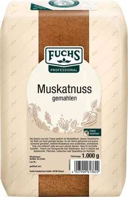 Image de Fuchs Professional Noix de muscade moulue ardente douce piquante 1000g