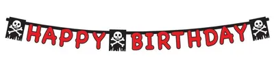 Produktbild von Kleine Piraten Happy Birthday Girlande