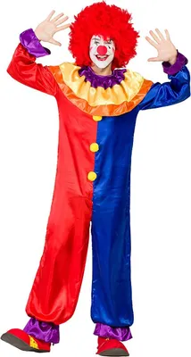 Produktbild von Clown Kostüm Faschingskostüm Herrenkostüm Karneval Größe: M-L