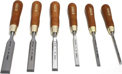 Produktbild von Narex Stechbeitel-Set, Premium, Wood Line Plus, 6-tlg., in Holzbox