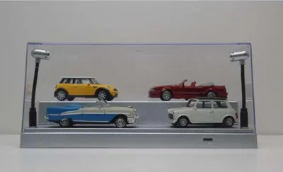 Produktbild von Triple9 LED-Vitrine Schwarz 1:43/1:64