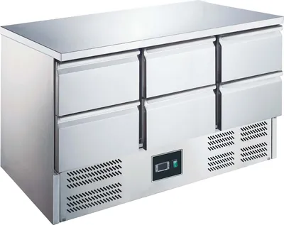 Produktbild von Saro Kühltisch Mit 6 Schubladen, Modell Es 903 S/S Top 0/6