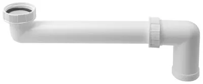 Obrázek produktu pro Bruckner odtok do dřezu, prostorově úsporný, 6/4", bílý