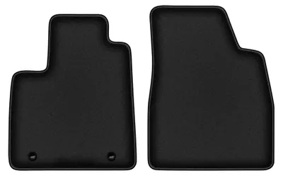 Produktbild von Velours-Fußmatten Vorne für MG 3 2024- (Hybryda +) – 2-tlg, Schwarz, passgenau – Wielganizator DURBAN