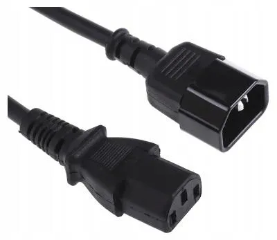 Obrázek produktu pro Napájecí kabel WN1113 10 3B IEC C13 C14 3m černý