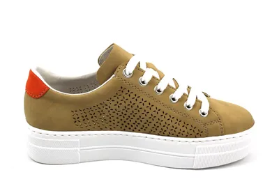 Produktbild von Rieker fsk damen halbschuhe Schnürschuhe beige in Gr. 42