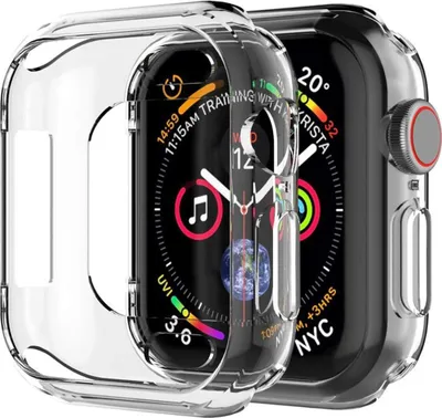 Productafbeelding van imoshion Full Cover Softcase voor de Apple Watch Series 4 / 5 / 6 / SE - 44 mm - Transparant