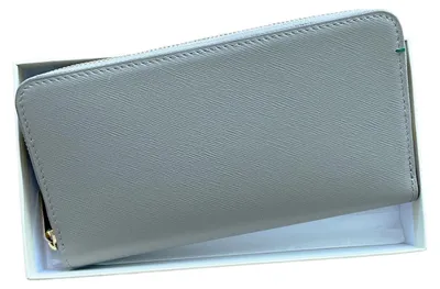 Produktbild von Neue Rolex Leder Damen Grau Langleiche Geldbörse 2022
