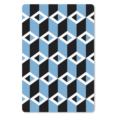 Produktbild von MuchoWow® Mauspad Mousepad Blöcke - Muster - 3D 18x27 cm - Mousepads - Maus Mat - Pad - Mausunterlage