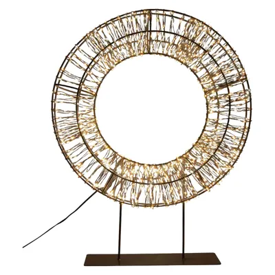Produktbild von Anna's Collection LED Kranz für Innen und Außen 1200 LEDs Luxury Color Timer Dimmer 37x46cm