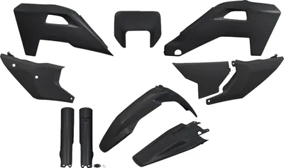 Produktbild von Ufo Husqvarna Fe 250/te 250/te 300/fe 350/fe 450/fe 501 25-26 Full Plastikbausatz Schwarz Schwarz One Size