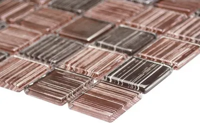 Produktbild von Glasmosaik CM 4260 30,2x32,7 cm braun