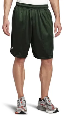 Productafbeelding van Russell Athletic heren shorts, mesh materiaal, met zakken, donkergroen, maat XXL