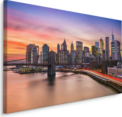 Produktbild von Fabelhafte Canvas LEINWAND BILDER 40x30 cm XXL Kunstdruck Stadt Architektur Geometrie