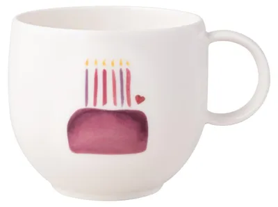 Produktbild von Villeroy & Boch With Love Henkelbecher Happy Birthday 290 ml
