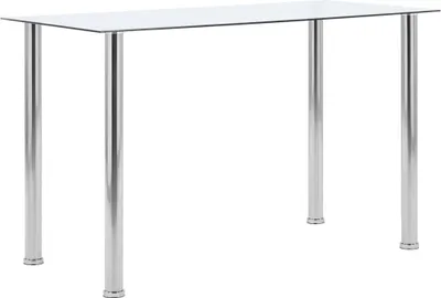 Zdjęcie produktu dla Stół jadalniany, przezroczysty, 120x60x75 cm, szkło hartowane