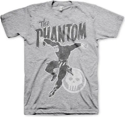 Produktbild von Phantom Jump Distressed T-Shirt - X-Large - Heather-Grey