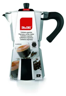 Produktbild von IBILI - Express-Kaffeekocher Bahia, 14 Tassen, 700 ml, Aluminium