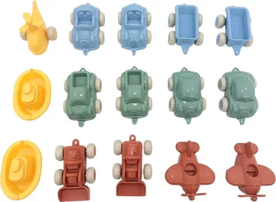 Produktbild von Viking Toys Spielzeug - RE:LINE Eimer mit 15 Fahrzeugen für Kinder