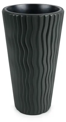 Produktbild von Blumentopf Sandy Slim Ø 297 mm anthrazit