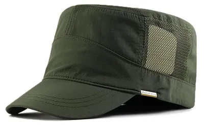 Immagine prodotto di Cappello militare unisex, in cotone, regolabile, verde