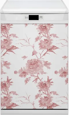 Produktbild von Küche Dekorative Magnete  Magnet Folie für Geschirrspüler 45x80 cm   - Pastellblumen
