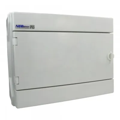 Produktbild von Feuchtraumverteiler Verteilerkasten Sicherungskasten 1000V 12Module RH-12/B AP VDE 36.11 E-P 4248