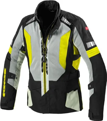 Produktbild von Spidi Terranet Motorrad Textiljacke Farbe: Schwarz/Grau/Gelb, Grösse: L