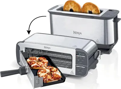 Immagine prodotto di Ninja ST202EU Foodi 3-in-1 Tostapane con Griglia e Pressa per Panini