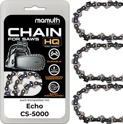 Zdjęcie produktu dla 3x Łańcuch pilarki 40cm 1,5mm 0,325" 66 TG do Echo CS-5000