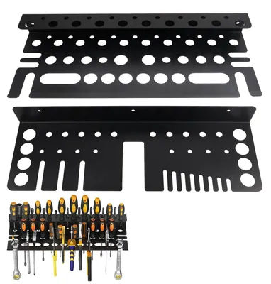 Obrázek produktu pro 2 kusy nástěnného držáku na nářadí, délka 40 cm, nástěnný organizér na nářadí
