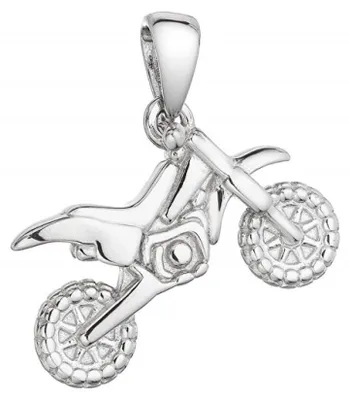 Zdjęcie produktu dla Srebrny wisiorek motocykl 64015